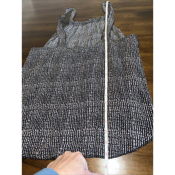 Intimately Free People Top Black/Pink Side Slits Tank Cami Bow Sz M Coquette - Picture 10 of 11